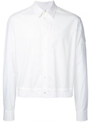 Укороченная рубашка мешковатого кроя Dressedundressed. Цвет: белый