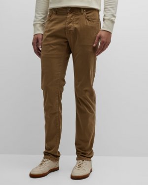 Мужские эластичные брюки из габардина с 5 карманами Jacob Cohen