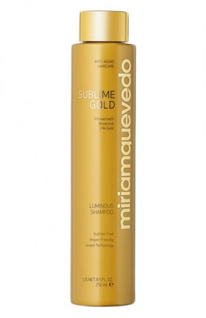 Золотой шампунь для сияния волос Sublime Gold (250ml) Miriamquevedo. Цвет: бесцветный
