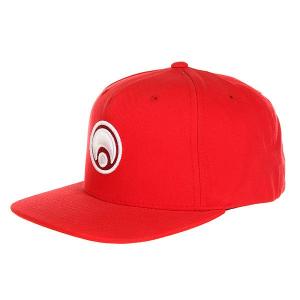 Бейсболка с прямым козырьком Snap Back Hat Standard Red/White Osiris. Цвет: красный