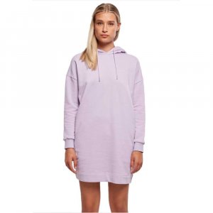 Короткое платье Organic Oversized Terry Long Sleeve, фиолетовый Urban Classics