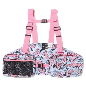 Жилет-сумка Atmos PINK x Jenny Kaori, розовый/голубой Adidas