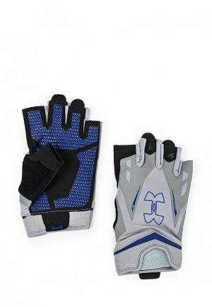 Перчатки для фитнеса Under Armour UA Flux Mens. Цвет: серый