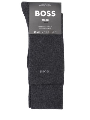 Носки хлопковые Marc BOSS. Цвет: серый
