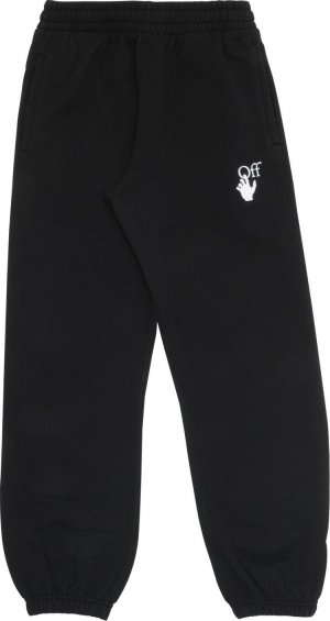 Спортивные брюки Marker Sweatpant 'Black/Fuchsia', черный Off-White