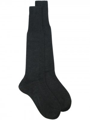 High knitted socks Fashion Clinic Timeless. Цвет: серый