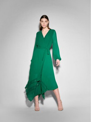 Коктейльное платье стандартного кроя , зеленый Joseph Ribkoff