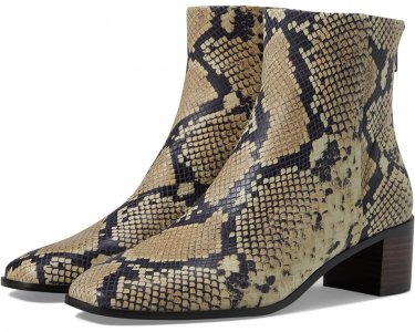 Ботинки  Essex Ankle Boot in Snakeskin-Stamped Leather, цвет Ivory Multi Madewell