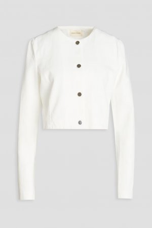 Haro джинсовая куртка с эффектом потертости , белый Loulou Studio