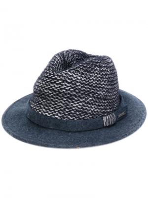 Фетровая шляпа Woolrich. Цвет: синий