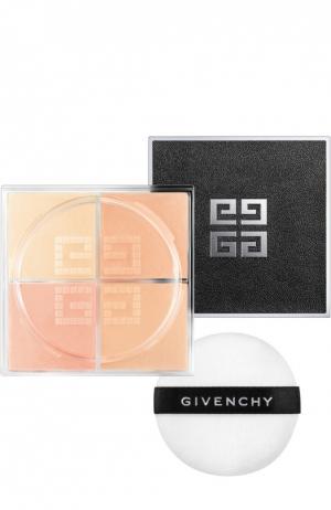 Рассыпчатая пудра для лица Prisme Libre, оттенок бежевая тафта Givenchy. Цвет: бесцветный
