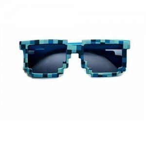 Солнцезащитные очки , синий Toypost. Цвет: синий