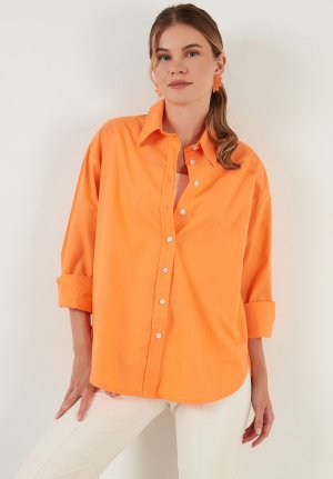 Блузка-рубашка LOOSE FIT , цвет orange LELA