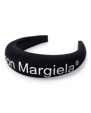 Ободок S52VT0027 UNI черный+принт MM6 Maison Margiela. Цвет: черный+принт