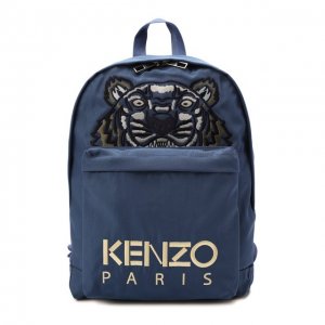 Текстильный рюкзак Kenzo. Цвет: синий