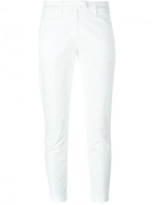 Укороченные брюки-чинос Dondup. Цвет: белый