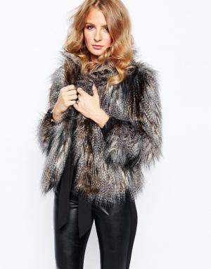 Faux Fur Jacket Millie Mackintosh. Цвет: серый