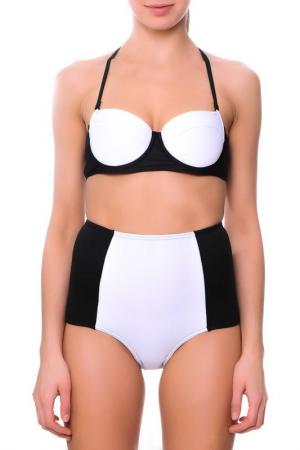 Swimsuit FLEUR FARFALA. Цвет: black and white