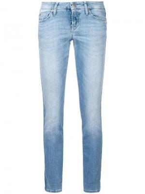 Укороченные джинсы скинни Cambio. Цвет: синий
