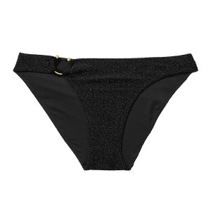 Плавки бикини Victoria's Secret Swim Shimmer Classic, черный Victoria's. Цвет: черный