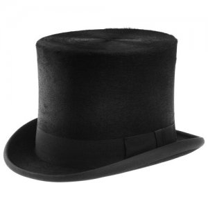 Шляпа CHRISTYS арт. FUR TALLER TOP HAT cst100007 (черный), размер 59. Цвет: черный