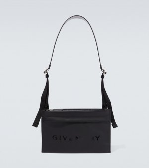 Сумка на плечо G-Essentials из парусины с покрытием, черный Givenchy