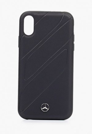 Чехол для iPhone Mercedes-Benz XR, New Organic I Leather Blue. Цвет: черный
