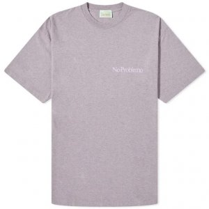 Overdyed Melange Mini Problemo T-shirt, lilac marl Aries