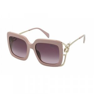 Солнцезащитные очки , розовый Blumarine. Цвет: розовый