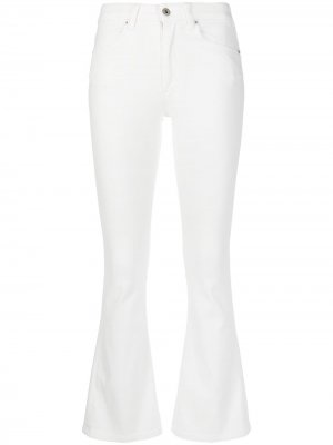 Расклешенные брюки с заниженной талией Dondup. Цвет: белый