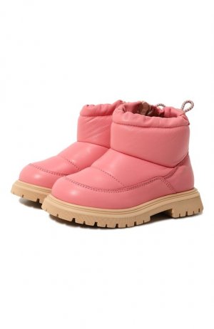 Кожаные ботинки Rondinella. Цвет: розовый