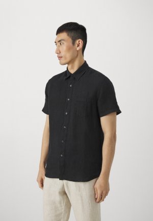 Рубашка SHORT SLEEVE REGULAR FIT MEN , цвет black 120% Lino