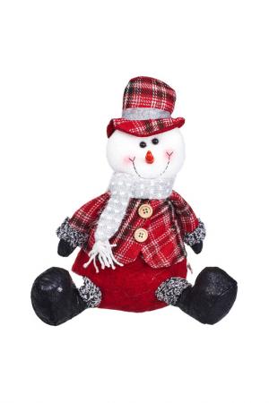 Снеговик с утяжелителем DUE ESSE CHRISTMAS. Цвет: красный