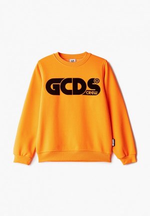 Свитшот GCDS Mini. Цвет: оранжевый