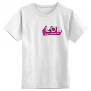 Детская футболка классическая унисекс для девочки Куклы ЛОЛ #3456314 (цвет: белый, пол: МУЖ, размер: 4XS) Printio. Цвет: белый