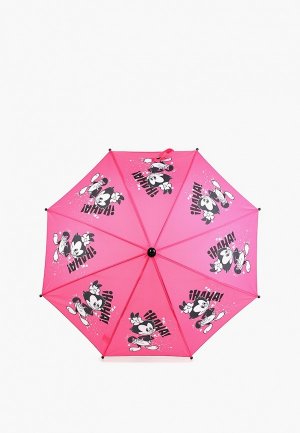 Зонт-трость PlayToday. Цвет: розовый