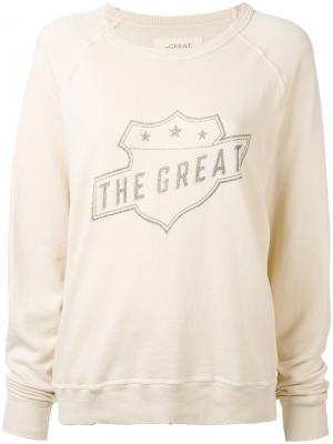 The great sweatshirt. Цвет: телесный