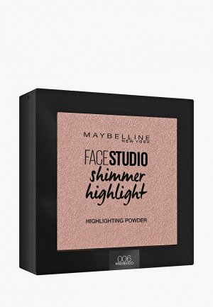 Пудра Maybelline New York Face studio, оттенок 006, шампань, 9 гр. Цвет: розовый