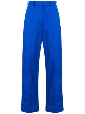 Классические брюки прямого кроя Ports 1961. Цвет: синий