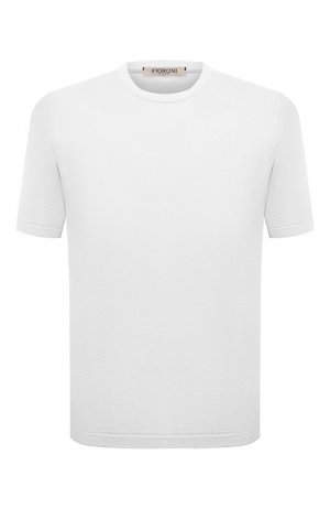 Хлопковая футболка Fioroni. Цвет: белый