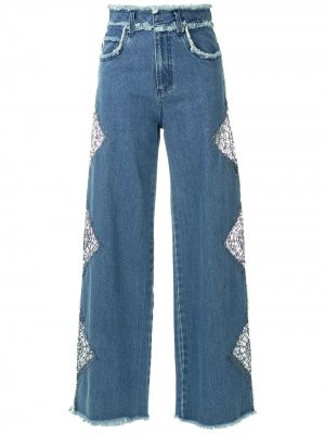 Расклешенные джинсы Sakura Andrea Bogosian. Цвет: синий