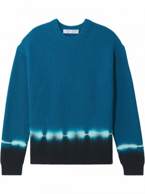 Rib Knit Dip Dye Sweater Proenza Schouler White Label. Цвет: синий