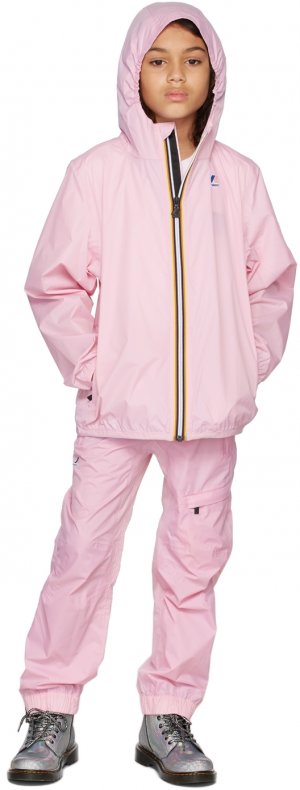 Детская куртка 'Le Vrai Claude' розового цвета K-Way