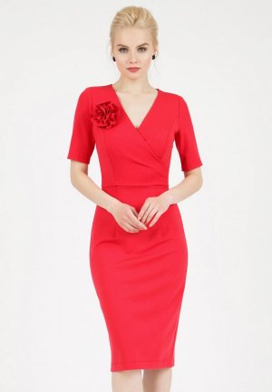 Платье Olivegrey MIMY. Цвет: красный