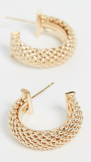 Lucia Hoop Earrings Jennifer Zeuner Jewelry