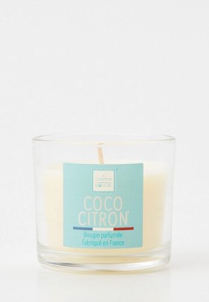 Свеча ароматическая Arome Le Comptoir De Paris парфюмированная, COCO CITRON (ЛИМОННЫЙ КОКОС). Цвет: бежевый