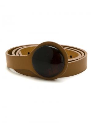Leather belt Osklen. Цвет: коричневый