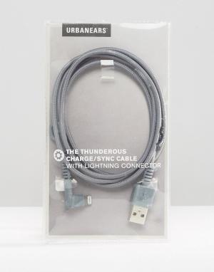 Серый USB-кабель для iPhone Thunderous Urbanears. Цвет: серый