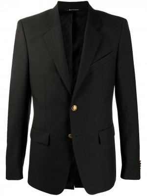 Однобортный пиджак Givenchy. Цвет: черный