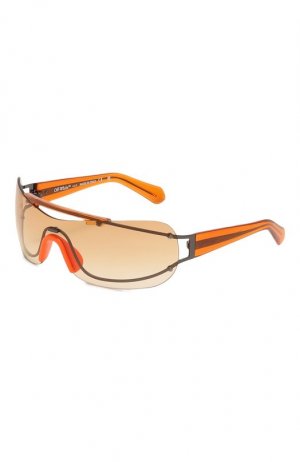 Солнцезащитные очки Off-White. Цвет: оранжевый